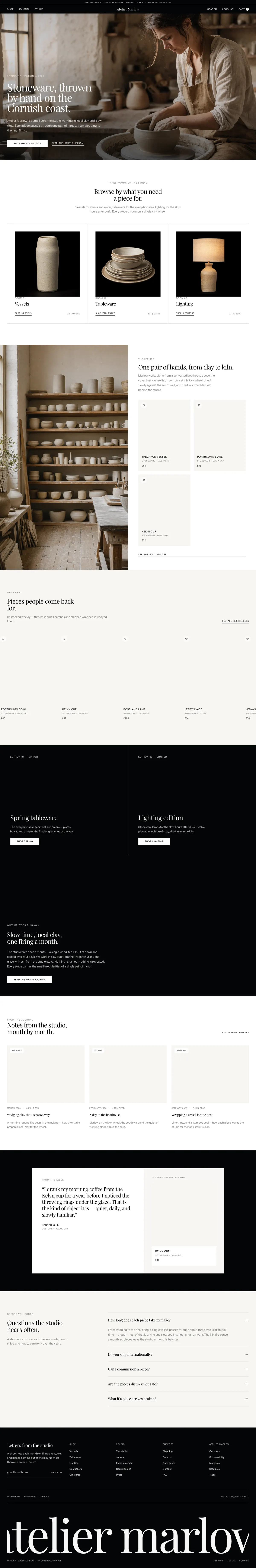 Ivory Serif Commerce preview