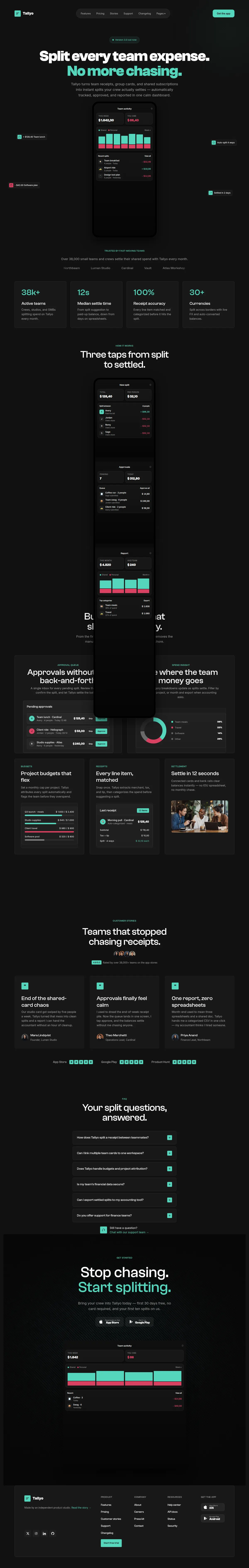 Obsidian Teal Grotesk Fintech preview