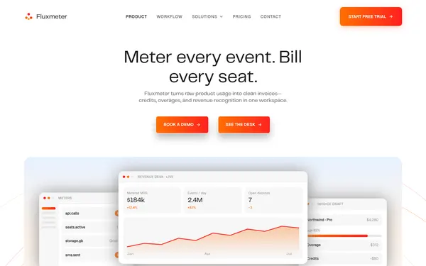 Warm Orange Telegraf Saas thumbnail
